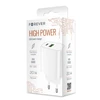 Telforceone Forever sieninis įkroviklis 1xUSB QC 3.0 + 1xUSB-C PD 20W LS-04 baltos spalvos