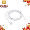 Mocco Lightning USB data and charging cable 1m Baltas