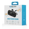 Telforceone Forever mini power bank MTB-100 22.5W 5000 mAh Lightning juodos spalvos