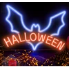 Neon PLEXI LED HALLOWEEN mėlyna raudona NNE17 Neolia
