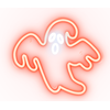 TelForceone Neoninis PLEXI LED SCAARY GHOST raudonas NNE15 Neolia