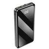 Forever power bank TB-411 ALLin1 10000 mAh su kabeliss USB-C + Lightning + microUSB juodos spalvos