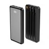Forever power bank TB-411 ALLin1 10000 mAh su kabeliss USB-C + Lightning + microUSB juodos spalvos