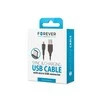 Forever kabelis USB - microUSB 1,0 m 1A juodos spalvos