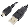 Forever TFO USB kabelis - miniUSB 1,0 m 1A juodas masinis