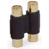 GEMBIRD A-2RCAFF-01 Gembird audio dvigubas RCA (F) į RCA (F) jungtis, juodas