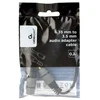GEMBIRD A-63M35F-0.2M 6.35mm to 3.5mm audio adapter 0.2m juodas