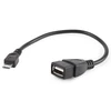 Gembird mUSB B - USB A F laidas, 0.15m,OTG