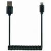 Gembird Cablexpert spiralinis mikro USB kabelis, 0,6 m, juodas | Cablexpert