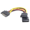 GEMBIRD CC-SATAM2F-01 maitinimo skirstytuvas SATA 15 kontaktų -> 2x SATA HDD - tiesus
