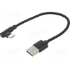 Gembird Cablexpert | Angled USB Type-C charging and data cable | CC-USB2-AMCML-0.2M