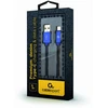 GEMBIRD CC-USB2J-AMCM-1M-BL Gembird Premium džinsai (džinsiniai) Type-C USB laidas su metalinėmis jungtimis, 1m, mėlynas