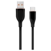 Gembird Cablexpert | Aukščiausios kokybės silicio C tipo USB įkrovimo ir duomenų kabelis, 1,5 m | CC-USB2S-AMCM-1.5M-BK