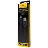 Gembird CCDB-mUSB2B-AMBM-6 Medvilninis pintas Micro-USB laidas su metalinėmis jungtimis, 1,8 m, juodas