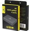 Gembird DSP-HDMI4K-4P-01 HDMI splitter, 4 jungtys