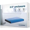 GEMBIRD EE2-U3S-3-DB USB 3.0 2.5" HDD korpusas šlifuotas aliuminis gilus-mėlynas