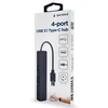 Gembird | 4 prievadų USB 3.1 (Gen 1) Type-C Hub | UHB-CM-U3P4P-01