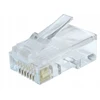 GEMBIRD LC-8P8C-002/50 Gembird LAN modulinis kištukas 8P8C kietam CAT6 LAN kabeliui, 30U 50 vnt.