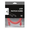 GEMBIRD PP12-3M/RO Gembird patchcord RJ45, cat.5e, UTP, 3m, rožinė