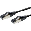 GEMBIRD PP8-LSZHCU-BK-15M S/FTP Kat. 8 LSZH patch laidas juodas 15m