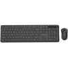 Klaviatūra Gembird KBS-WPS-01-W Slim Pro Business wireless desktop set, juodas, RU išdėstymas