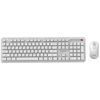 Klaviatūra Gembird KBS-WPS-01 Slim Pro Business wireless desktop set, baltas, RU išdėstymas