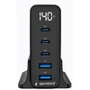 GEMBIRD 5-port 140 W GaN USB greitasis įkroviklis juodas