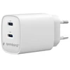 Įkroviklis jungiama į tinklą Gembird TA-UC-2C-PD45-01-W 2 porty USB-C 45W balta