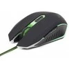 GEMBIRD MUSG-001-G Gembird žaidimų optinė pelė 2400 DPI, 6 mygtukų, USB, juodas su žalias apšvietimu