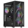 NATEC Genesis PC Case Diaxid 605 juodas ARGB
