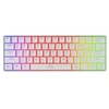 Klaviatūra Genesis Thor 660 G2 RGB balta Gateron Brown