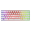 Klaviatūra Genesis Thor 660 G2 RGB balta Gateron Raudona