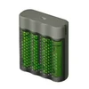 GP Baterija Charger M451 with 4x AAA Rechargable batteries, 2700 mAh, 1.2V, Juodas EU