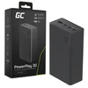 Green Cell Žalias Cell Greencell PowerPlay 30 – juoda išorinė baterija su 30 000 mAh, 22.5 W, 4 prievadais