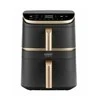 „Cosori Turbo Tower Pro Smart Single“ 10,8 l autonominė 2630 W karšto oro gruzdintuvė, Juodas, auksinė