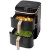 „Cosori Turbo Tower Pro Smart Single“ 10,8 l autonominė 2630 W karšto oro gruzdintuvė, Juodas, auksinė