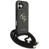 Original dėklas GUESS 4G Big Logo Cord Stap Crossbody skirtas Apple iPhone 17 juodos spalvos