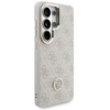Dėklas Guess 4G Big Rhinestone Triangle Strap MagSafe for Samsung Galaxy S26 Ultra rožinės spalvos