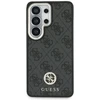 Dėklas Guess 4G Big Rhinestone Triangle Strap MagSafe for Samsung Galaxy S26 Ultra juodos spalvos