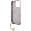 Guess 4G Charm dėklas skirtas Apple iPhone 16 Pro Max Tone on Tone Rožinė