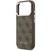 Dėklas Guess 4G Classic Logo MagSafe skirtas Apple iPhone 17 Pro Max rudos spalvos