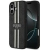„Guess 4G“ dryžuotas „MagSafe“ dėklas, skirtas „iPhone 17“ - juodas