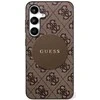 Dėklas Guess 4G Round Patch Classic Logo MagSafe Samsung Galaxy S25+ rudos spalvos