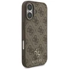 GUESS dėklas, skirtas IPHONE 17, suderinamas su „MagSafe GUHMP17SP4SM4MW“ (PU 4G Small 4G ir Classic), rudas