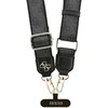 Guess Crossbody Strap PU 4G Metal Logo juodos spalvos