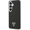 Dėklas Guess Fixed Glitter Triangle MagSafe Samsung Galaxy S26 juodos spalvos