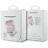 Ausinės TWS Guess Glossy Effect Printed Classic Logo & Charm rožinės spalvos