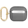 Dėklas GUESS GUA3HTSK AIRPODS 3 COVER Juodas/Juodas STRAP COLLECTION