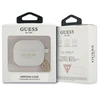 Dėklas GUESS GUA3LSC4EG AIRPODS 3 COVER GRAY/GRAY SILICONE CHARM 4G COLLECTION