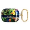 Guess dėklas, skirtas Airpods Pro GUAPHHFLB mėlynos spalvos Flower